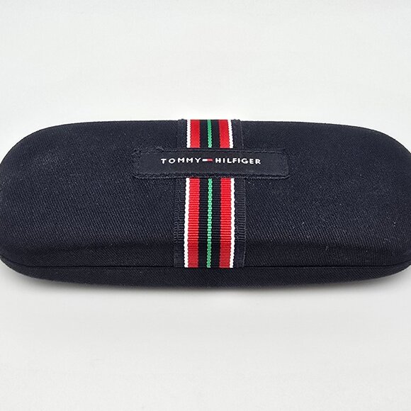 *SOLD*Tommy Hilfiger Bryan MP OU107 Black Frame Grey Lens Sunglasses w Case 50mm - Picture 15 of 15